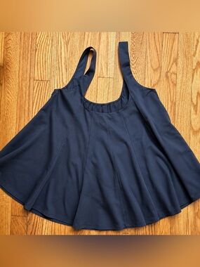 Women's Navy Blue Club Monaco top
